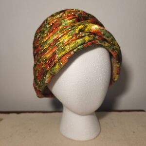 Vibrant Autumn Women's Turban Hat